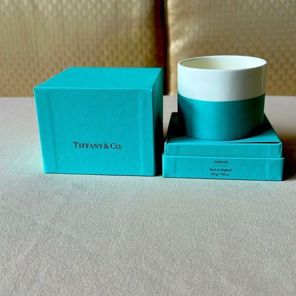 Tiffany & Co. Other - Tiffany & Co. Blue and White Candle in Jasmine